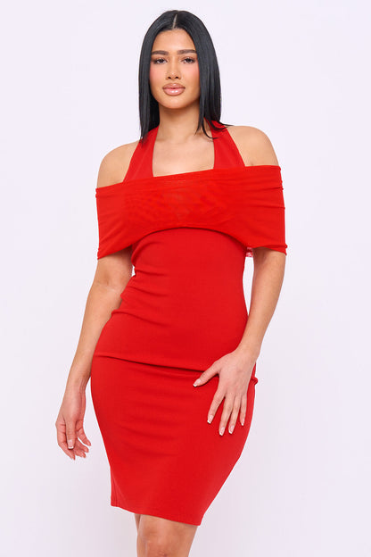 2-Way Halter Midi Dress