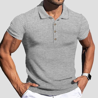 Saint Morris Aden Short Sleeved Stripe Top