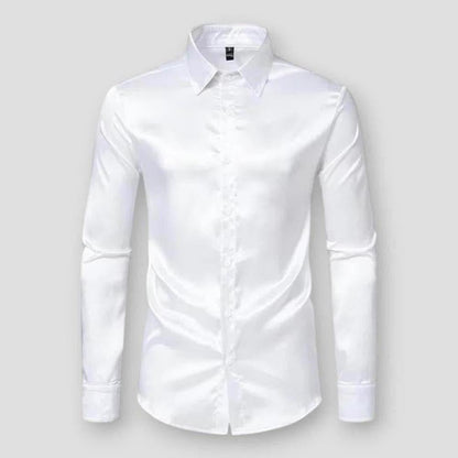Saint Morris Anderson Satin Tuxedo Long Sleeve
