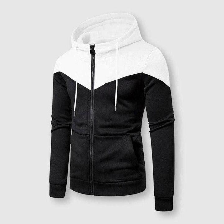 White Blue Hoodie