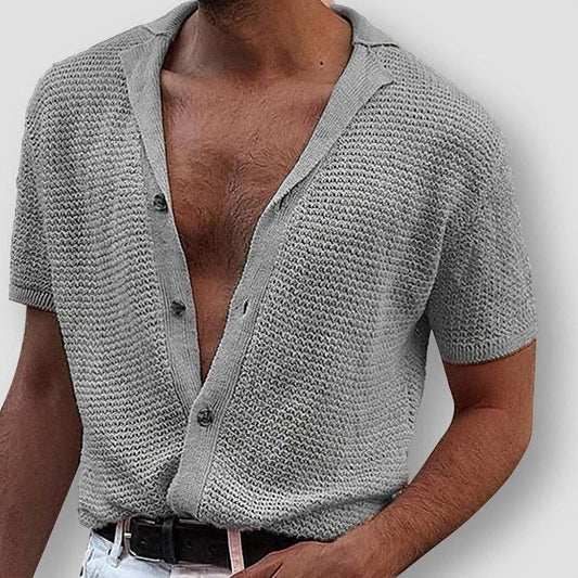 Saint Morris Evans Knitted Polo Shirt