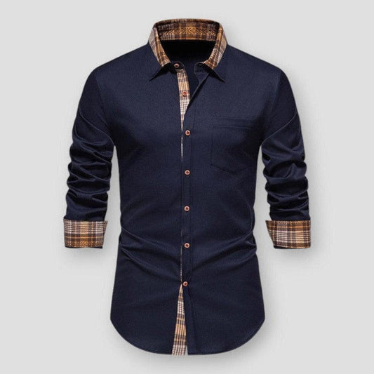Saint Morris Gary Long Sleeve Polo Shirt