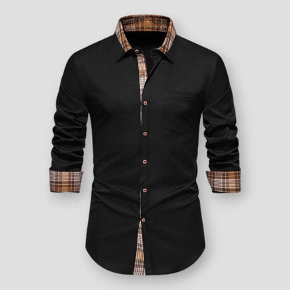 Saint Morris Gary Long Sleeve Polo Shirt