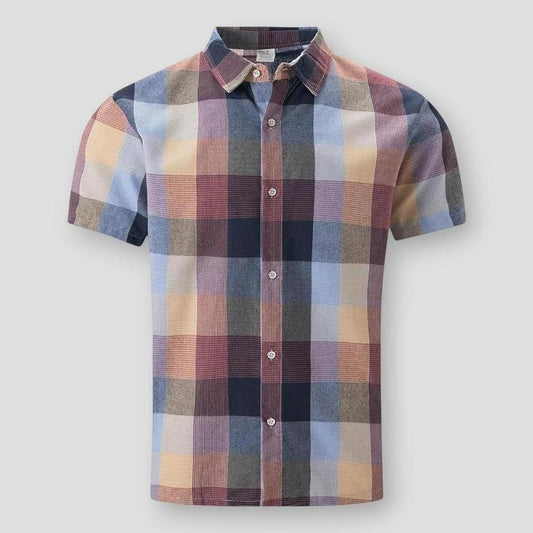 Saint Morris Hobart Plaid Short Sleeve Shirt