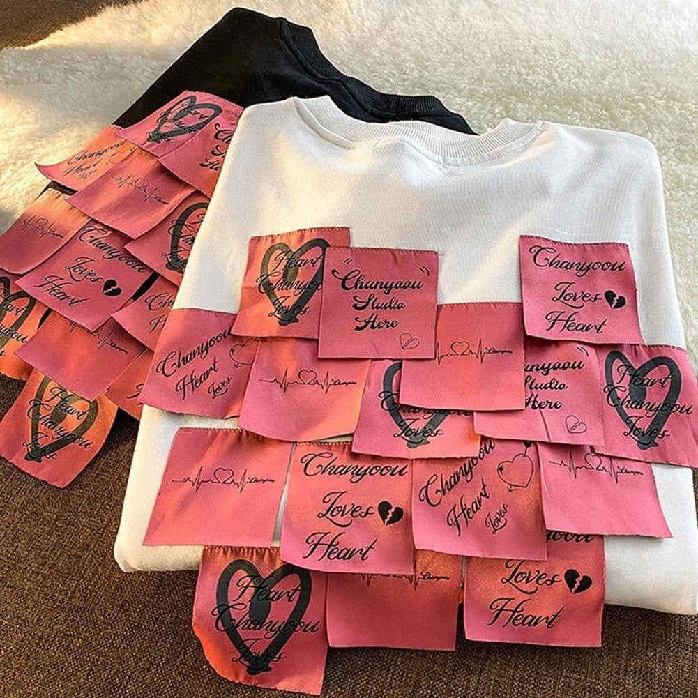 Saint Morris Letter Patch Sweatshirt