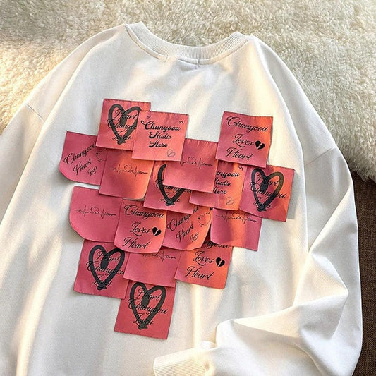 Saint Morris Letter Patch Sweatshirt