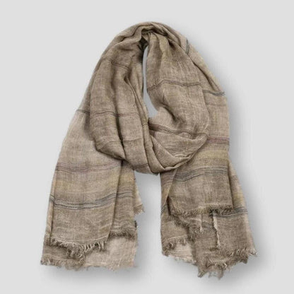 Saint Morris Linen Tassels Scarf