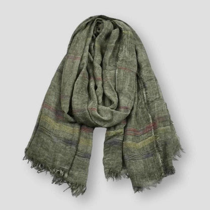 Saint Morris Linen Tassels Scarf