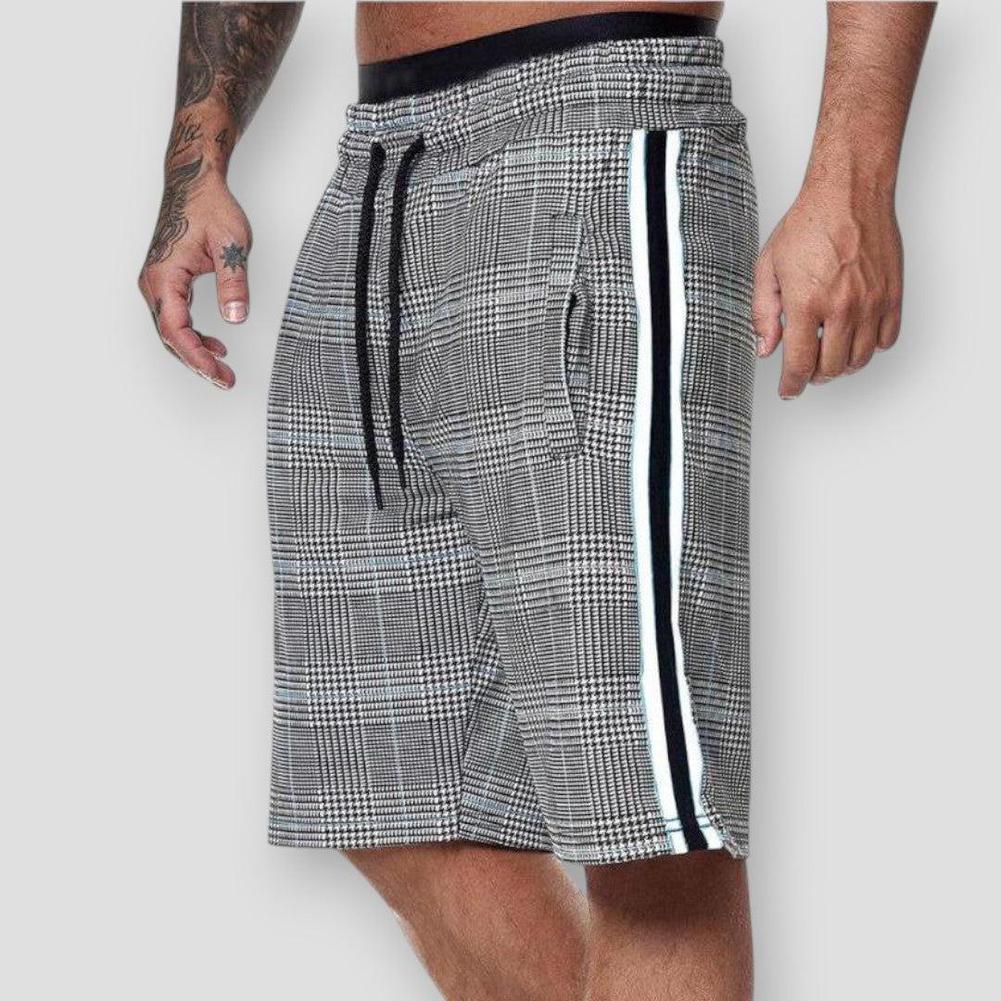Saint Morris Nashville Plaid Striped Shorts