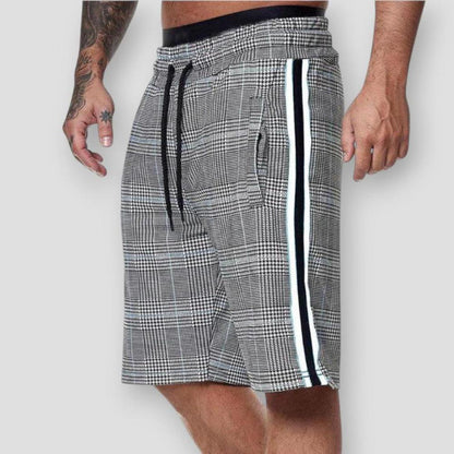 Saint Morris Nashville Plaid Striped Shorts