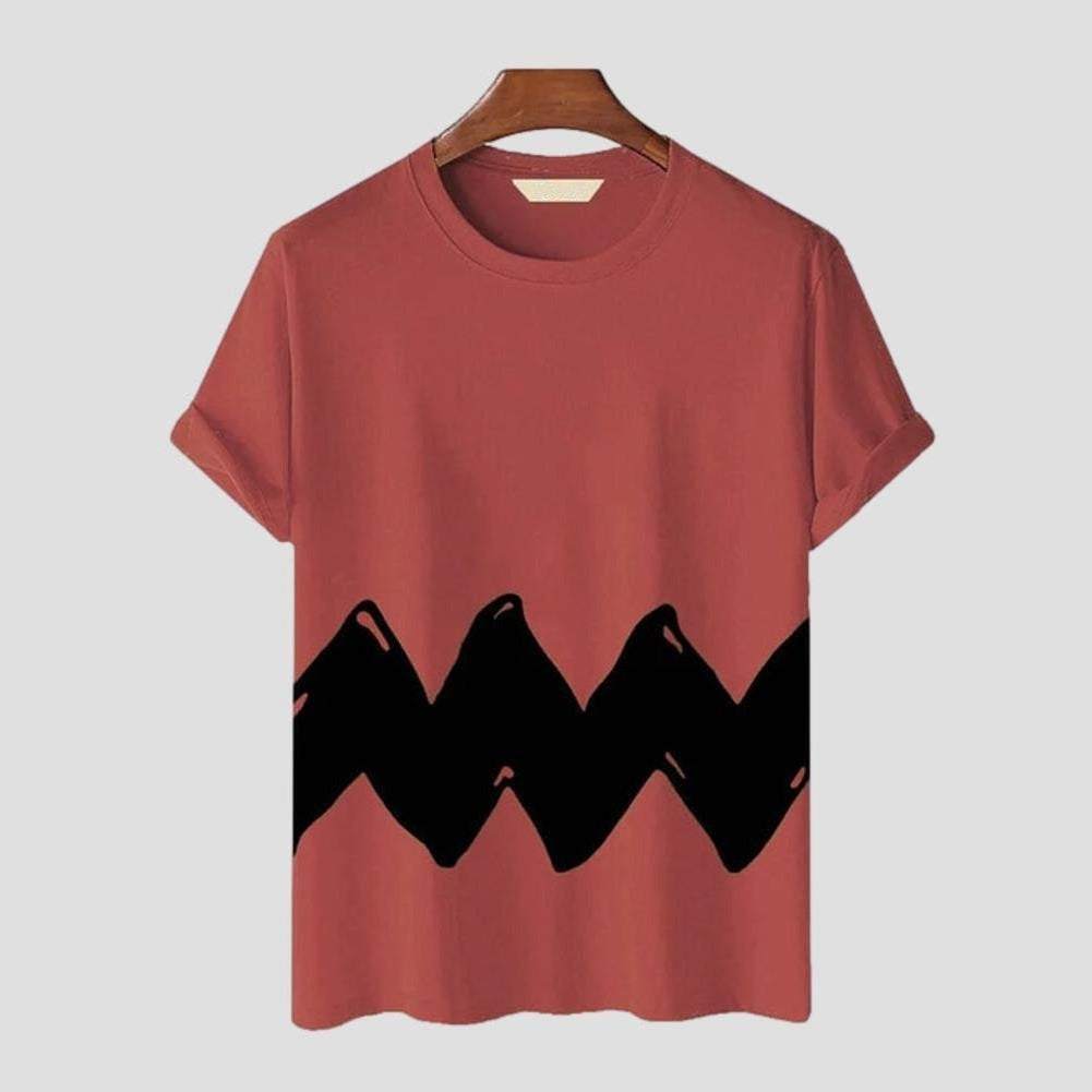Saint Morris Paducah Splicing Short Sleeve Tee