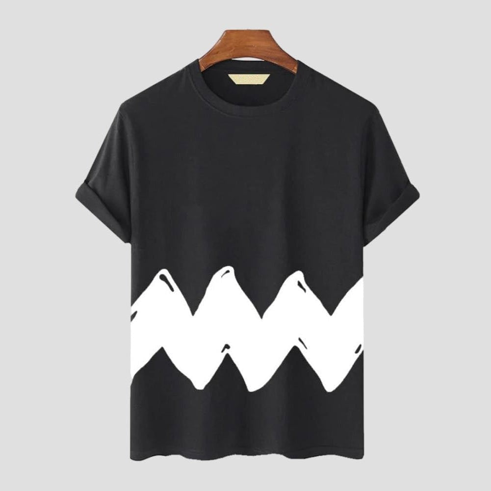 Saint Morris Paducah Splicing Short Sleeve Tee
