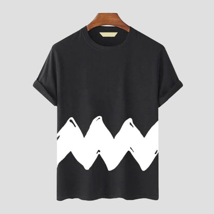 Saint Morris Paducah Splicing Short Sleeve Tee
