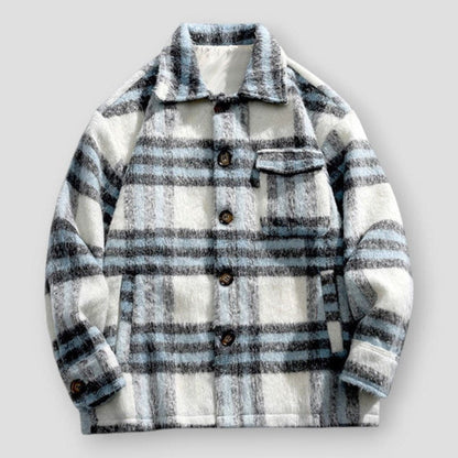 Saint Morris Renton Trendy Woolen Plaid Jacket