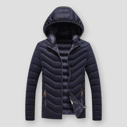 Saint Morris Rogers Hooded Thickened Jacket