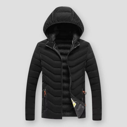 Saint Morris Rogers Hooded Thickened Jacket