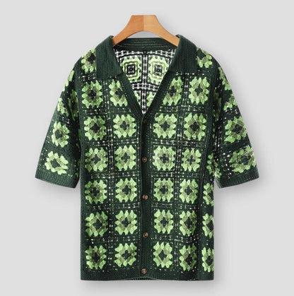 Saint Morris Rogers Mesh Cardigan Top