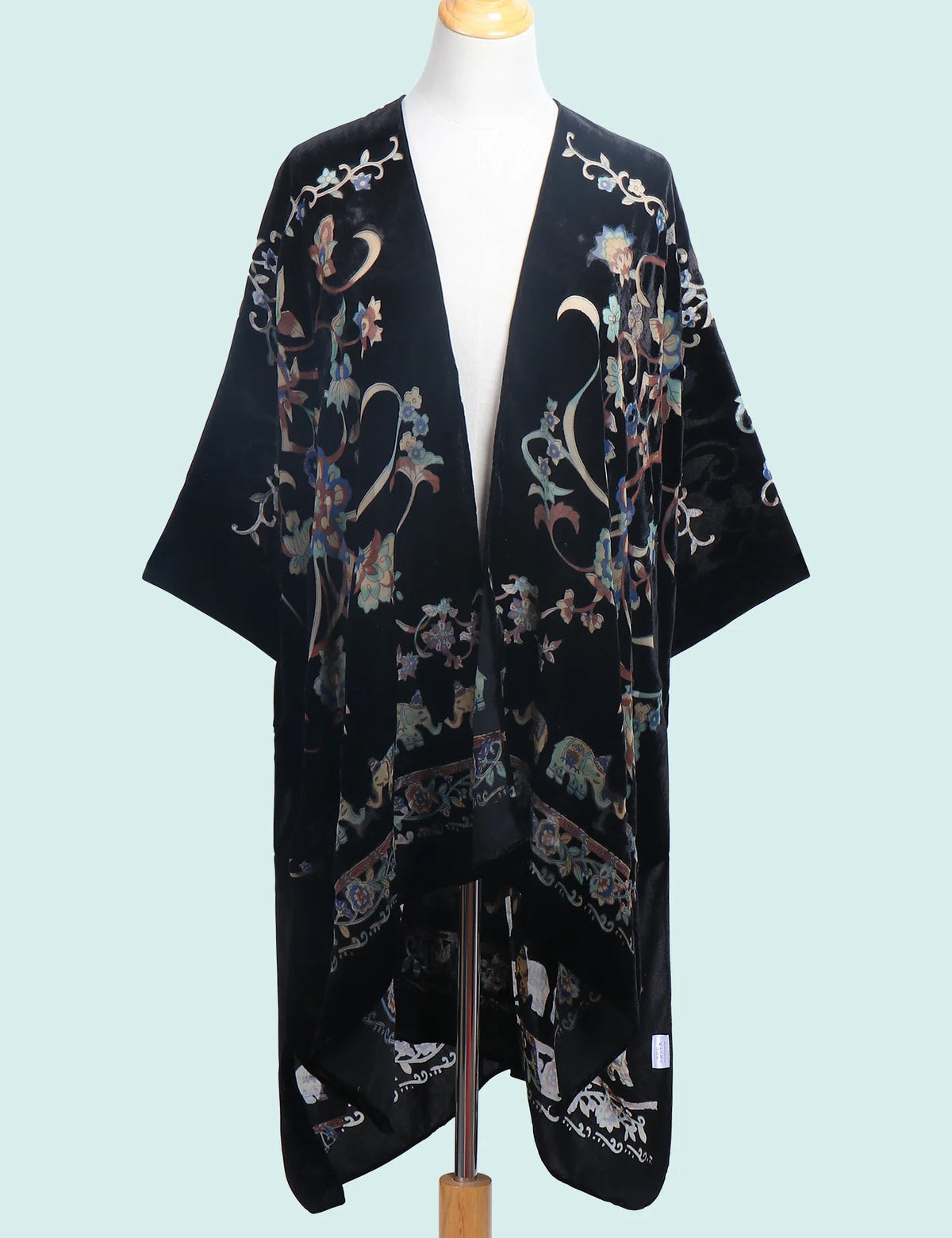 Wehello Bohemian Burnt Plush Kimono Women'S Long Purple Tassel Beach Cover-Up  Holiday Casual Cardigan Shawl Jypf-20
