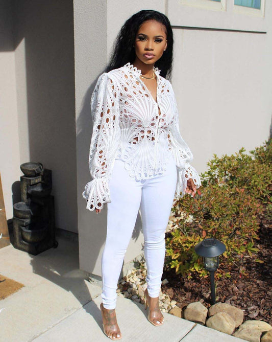 Suzanna Lace Blouse