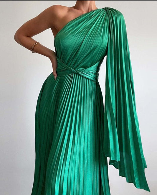 Rose Pleated Dress