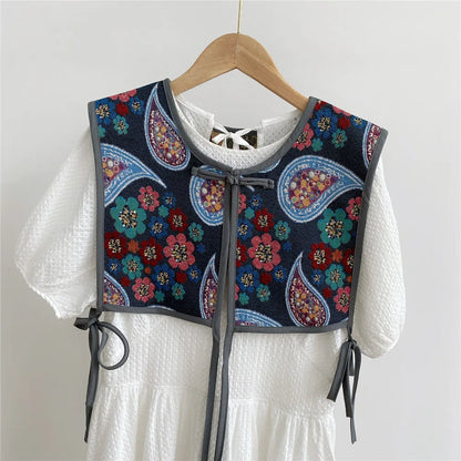 Vests Women Embroidery Lace-Up Chic Vintage All-Match Casual Korean Fashion Summer Classic Prevalent Waistcoat Harajuku Delicate