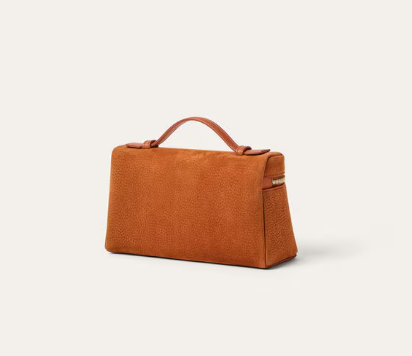 Loro Piana Bon Ton Brown/Sun Gold  Extra Pocket L19 Bag