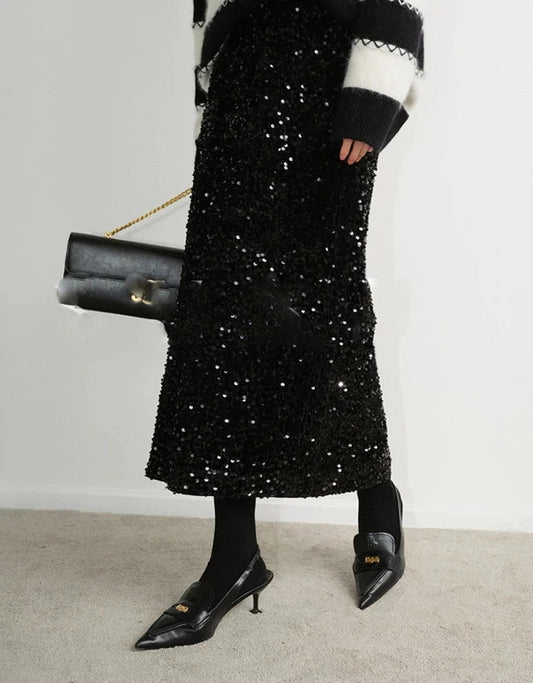 Sparkle Midi Skirt