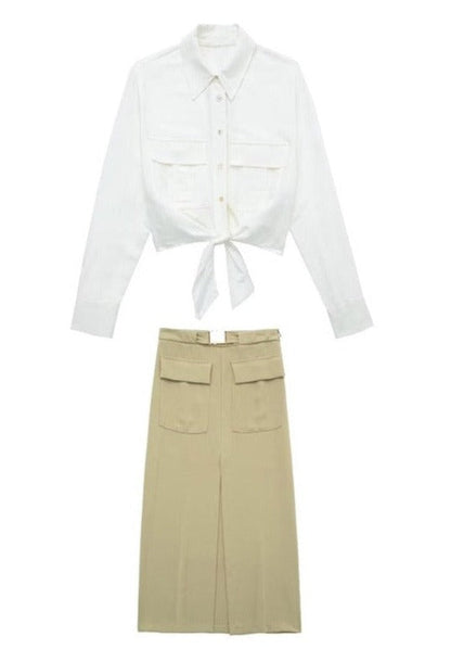 Charlotte Shirt & Skirt Set