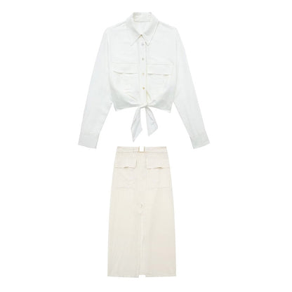 Charlotte Shirt & Skirt Set