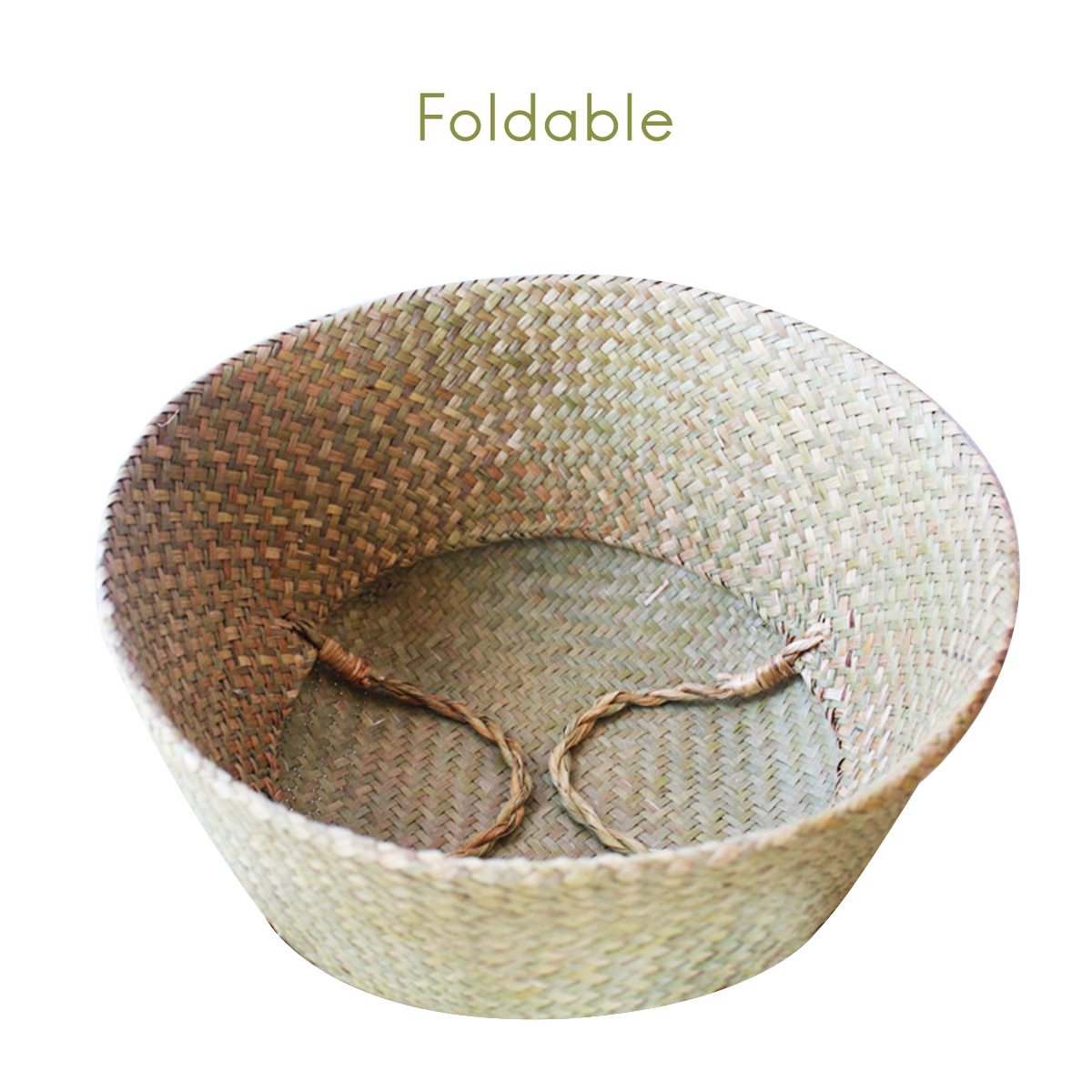 Seaweed Wicker Basket Rattan Hanging Flowerpot Flowerpot Dirty Clothes Dirty Clothes Basket Storage Basket   Wf1015