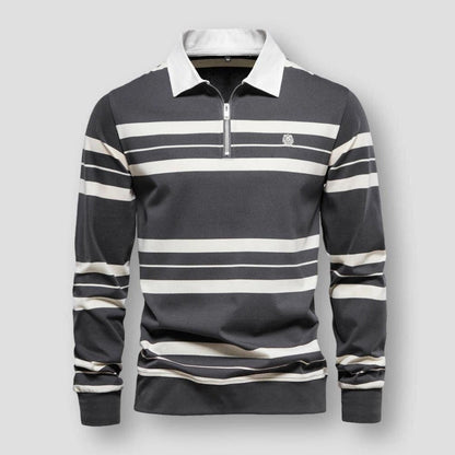 Sky Madrid Conway Long Sleeve Polo