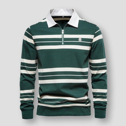 Sky Madrid Conway Long Sleeve Polo