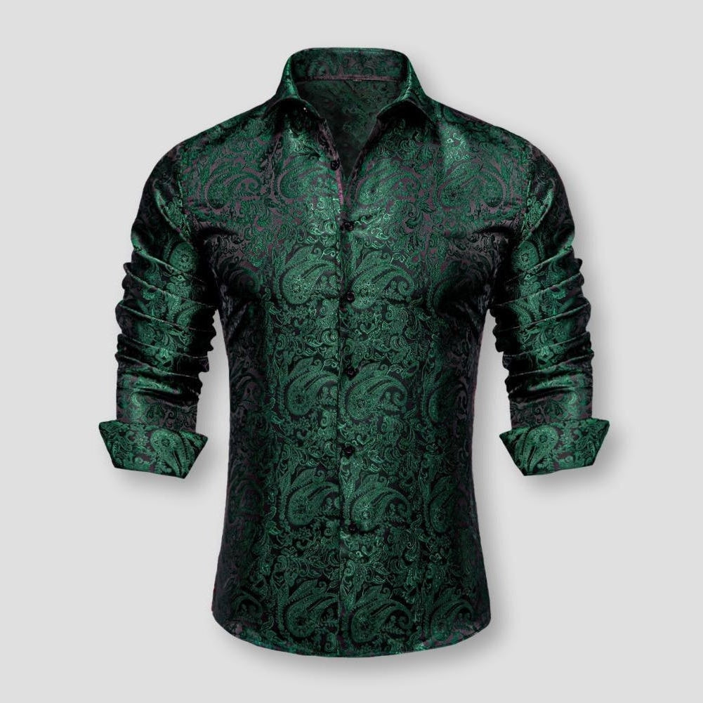 Sky Madrid Cornelius Silk Shirt