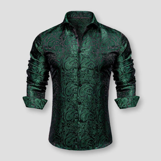 Sky Madrid Cornelius Silk Shirt