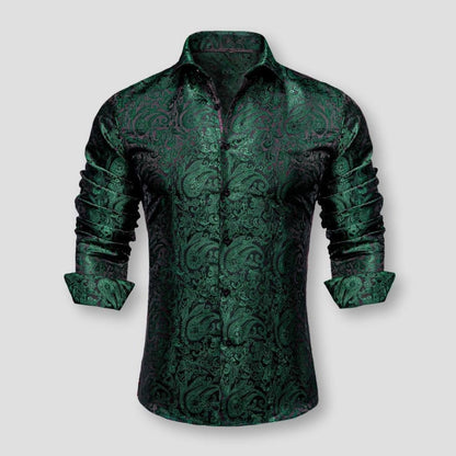 Sky Madrid Cornelius Silk Shirt