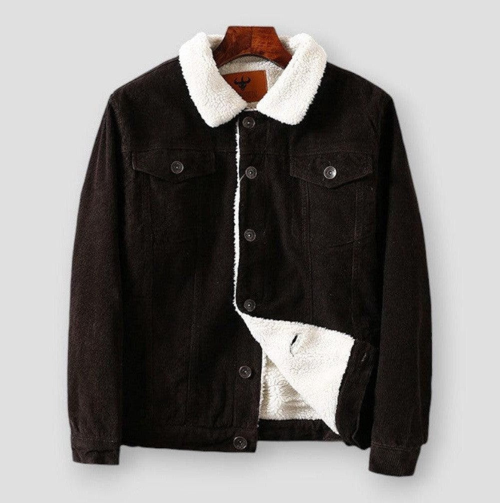 Sky Madrid Durham Corduroy Fleece-Lined Jacket