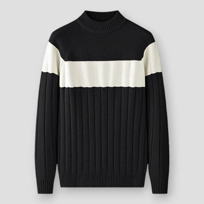 Sky Madrid Erie Color Contrast Knitted Sweater
