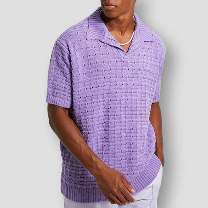 Sky Madrid Garfield Knitted Polo Shirt