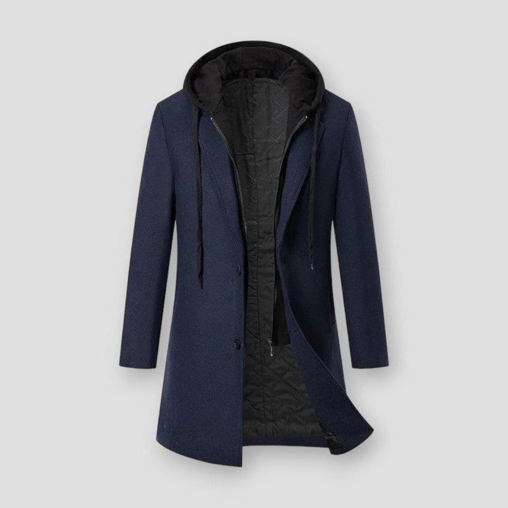 Sky Madrid Glendale Hooded Trench Coat