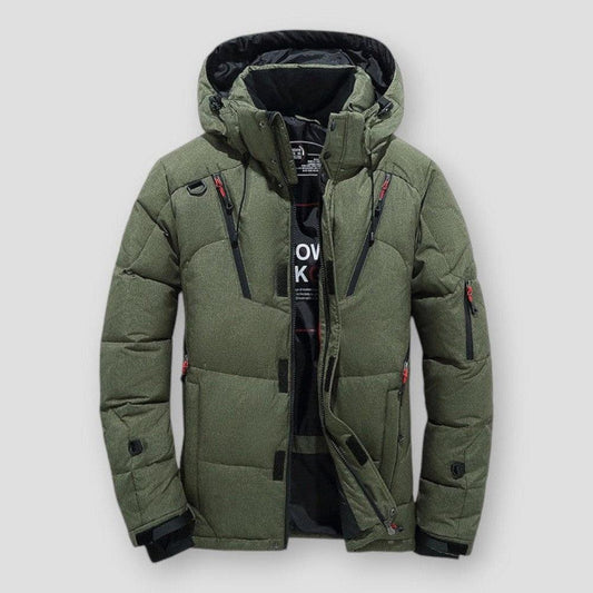 Sky Madrid Holland Thick Puffer Hooded Jacket