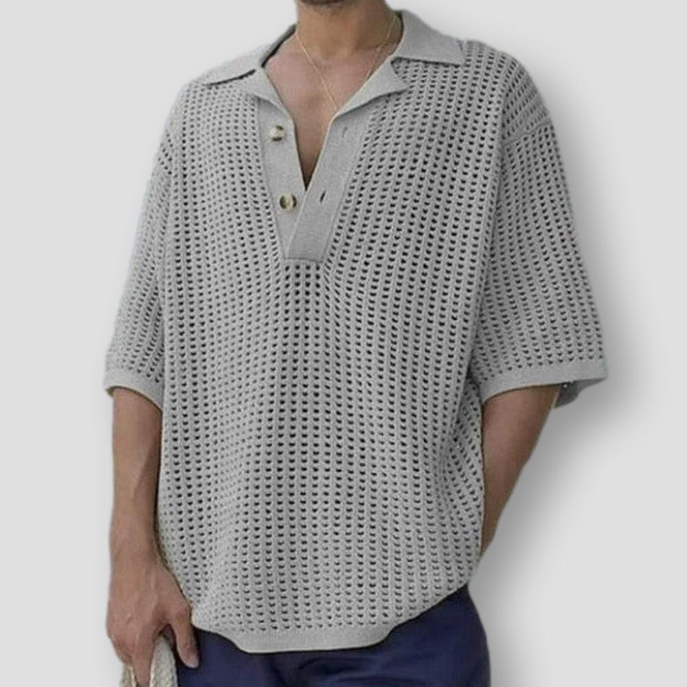 Sky Madrid Pocola Knitted Polo Shirt