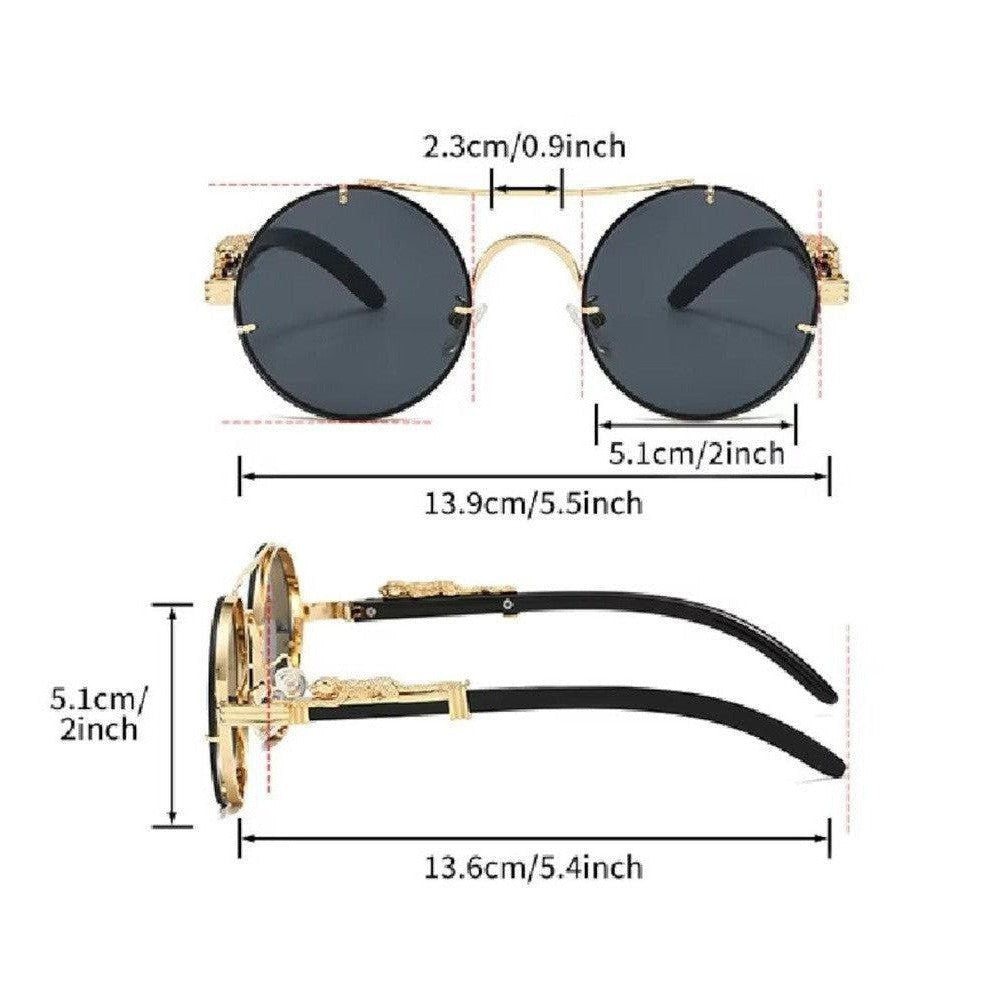 Sky Madrid Rome Multicolor Retro Sunglasses