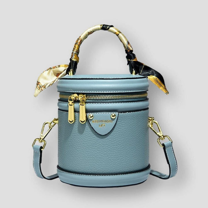 Blue Leather Bag
