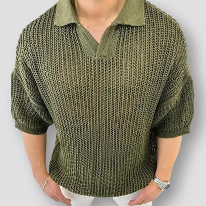 Sky Madrid Suffolk Knitted Polo Shirt