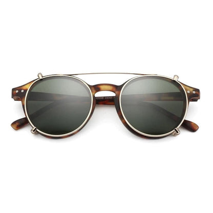 Sky Madrid Valletta Steampunk Retro Sunglasses