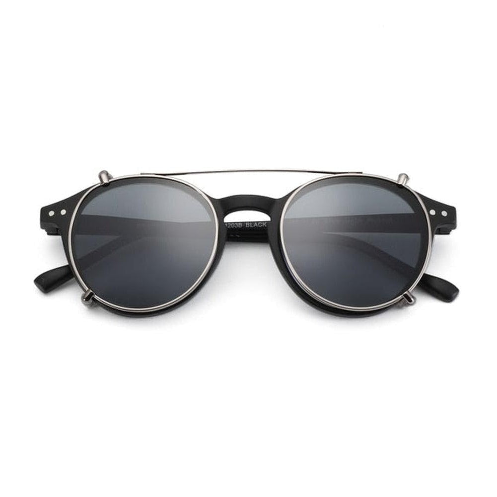 Sky Madrid Valletta Steampunk Retro Sunglasses