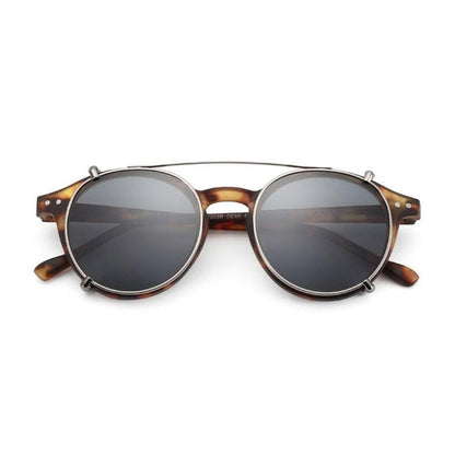Sky Madrid Valletta Steampunk Retro Sunglasses
