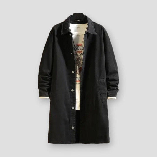 Sky Madrid Vista Denim Trench Coat