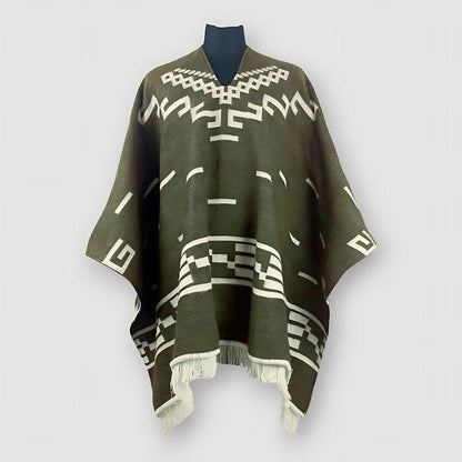 Sky Madrid Wailuku Cape Tassel Dress