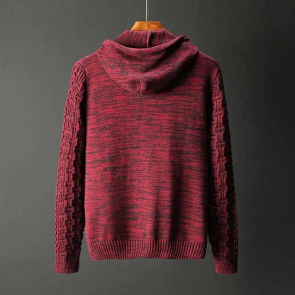 Saint Morris Knitted Zip-Up Cardigan